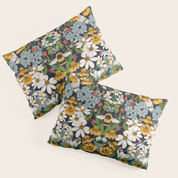 Beehaven in Bloom Pillow Sham Gallery Image 3