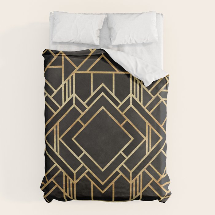 Art Deco Black Duvet Cover Gallery Image 6