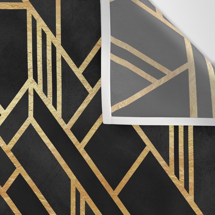 Art Deco Black Wall Tapestry Gallery Image 3