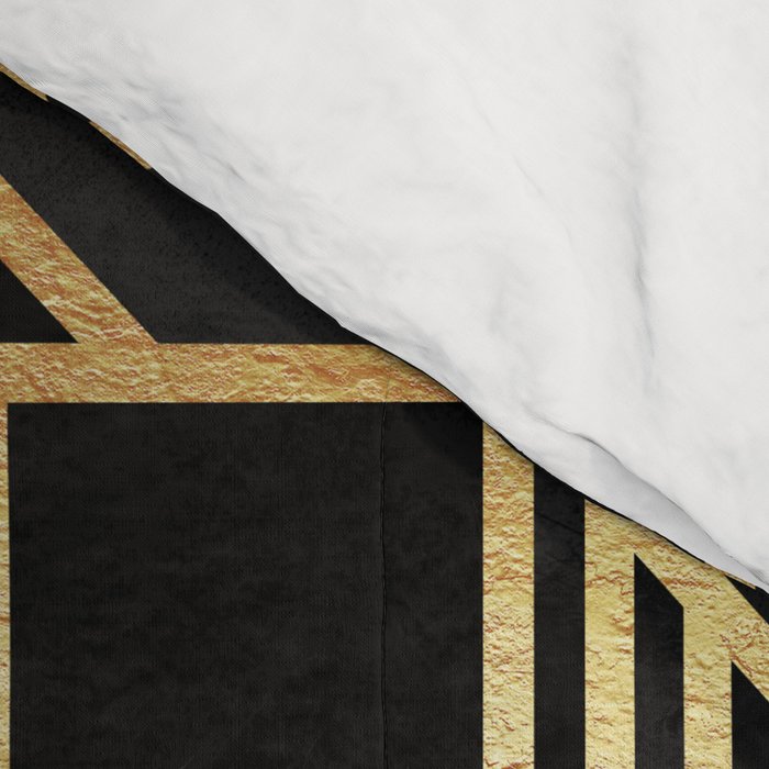 Art Deco Black Comforter Gallery Image 4