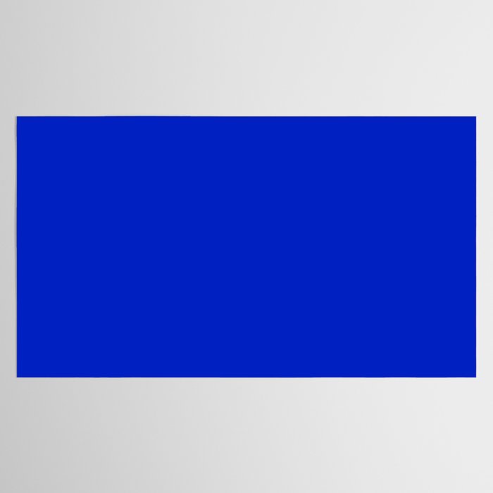 Solid Deep Cobalt Blue Color Tablecloth Gallery Image 2