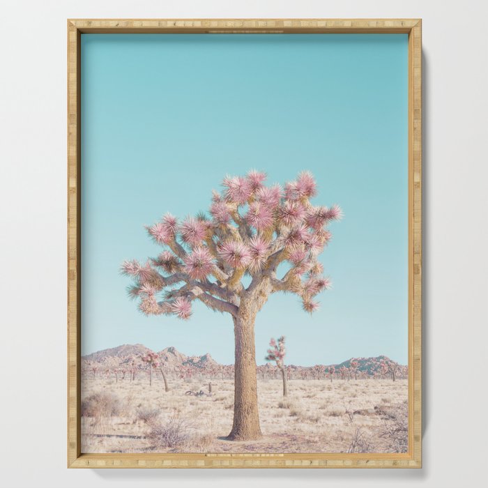 Desert Dream - Joshua Tree Landscape Photography Serving Tray Gallery Image 1