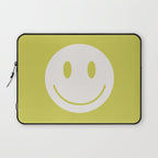 Happy Thoughts Lime Laptop Sleeve Gallery Image 1