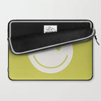 Happy Thoughts Lime Laptop Sleeve Gallery Image 2