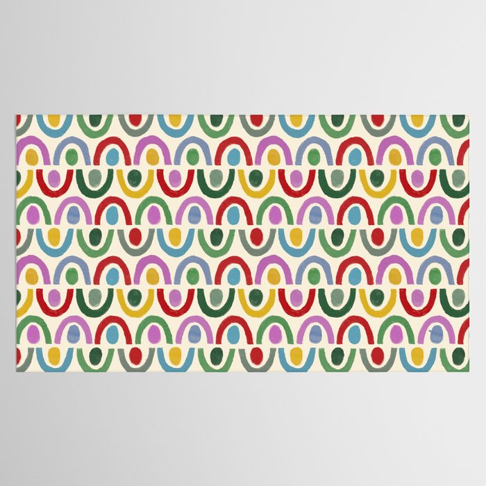 Dopamine Decor Arches and Circles Tablecloth Gallery Image 2