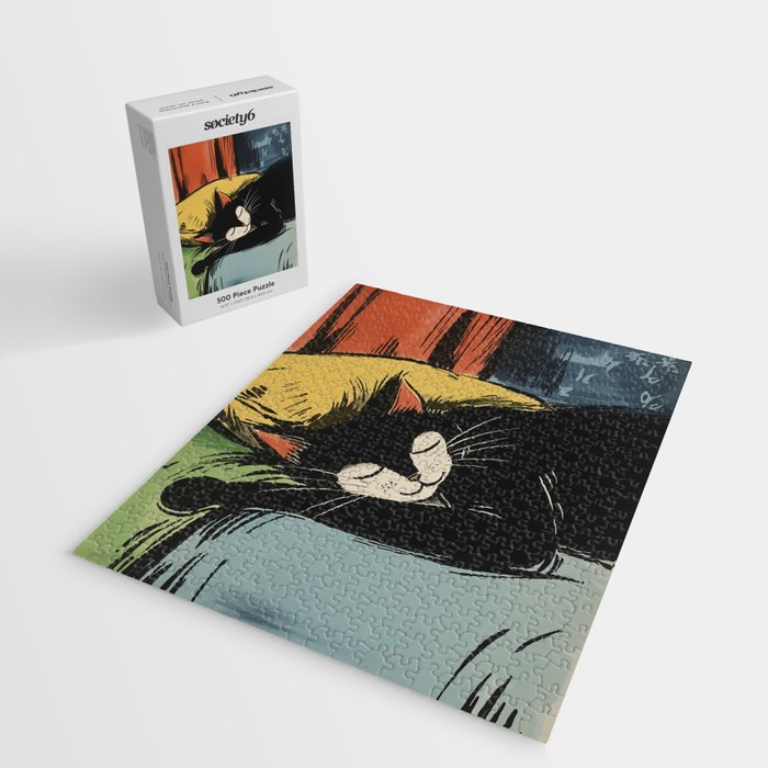 Ludwig The Black Cat  Jigsaw Puzzle Gallery Image 2