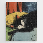 Ludwig The Black Cat  Jigsaw Puzzle Gallery Image 1
