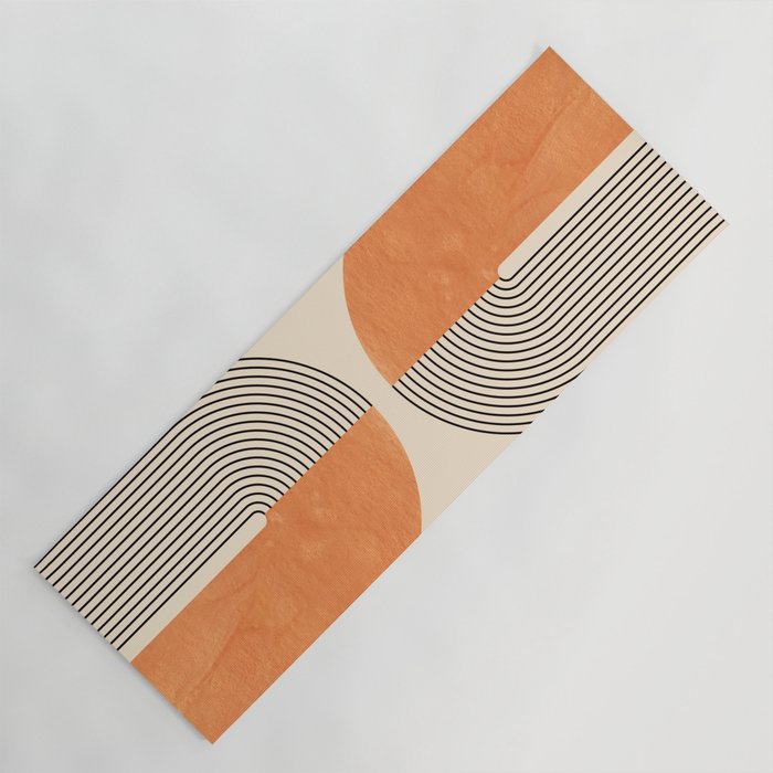 Harmony - Mid Century Modern  Yoga Mat Gallery Image 1
