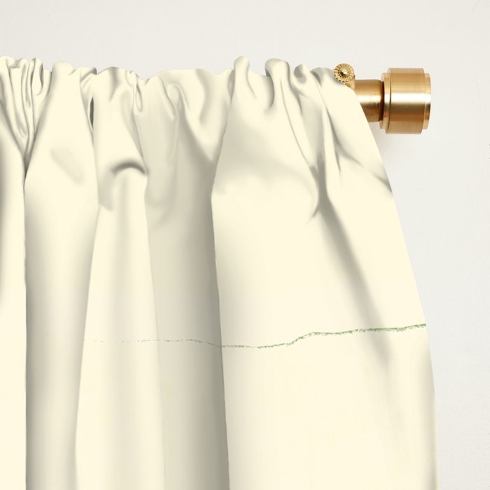 Minimalist Green Cat Window Curtain Gallery Image 2