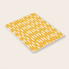 Boho Raindrops on Yellow Notebook Gallery Image 3