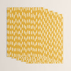 Boho Raindrops on Yellow Wrapping Paper Gallery Image 3