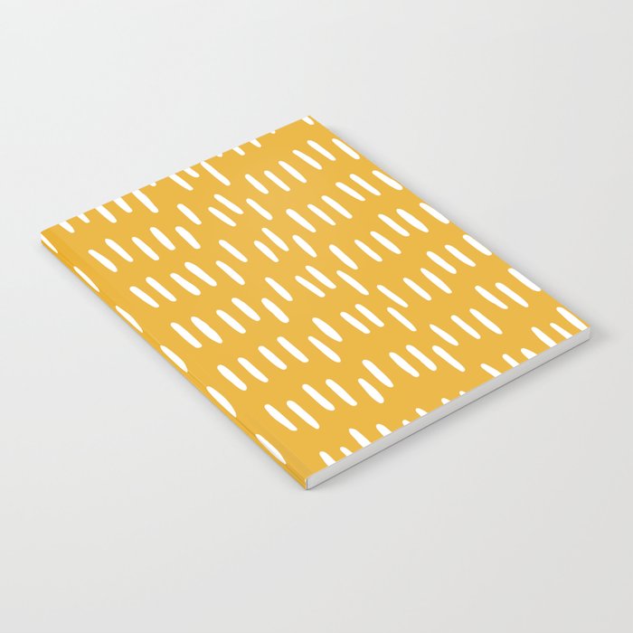Boho Raindrops on Yellow Notebook Gallery Image 2