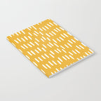 Boho Raindrops on Yellow Notebook Gallery Image 2