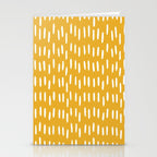 Boho Raindrops on Yellow Stationery Card Gallery Image 2