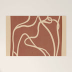 Abstract Line Art Cat 8 Welcome Mat Gallery Image 1