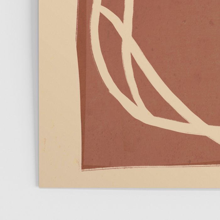 Abstract Line Art Cat 8 Poster Gallery Image 3