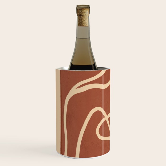 Abstract Line Art Cat 8 Wine Chiller Gallery Image 2