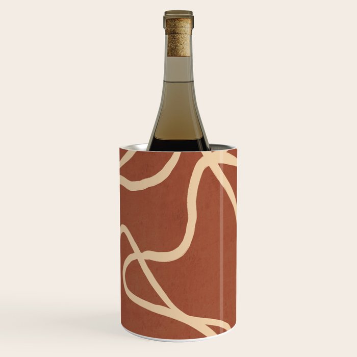 Abstract Line Art Cat 8 Wine Chiller Gallery Image 1