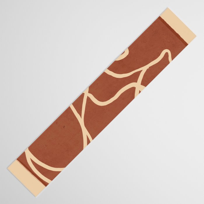 Abstract Line Art Cat 8 Table Runner Gallery Image 3