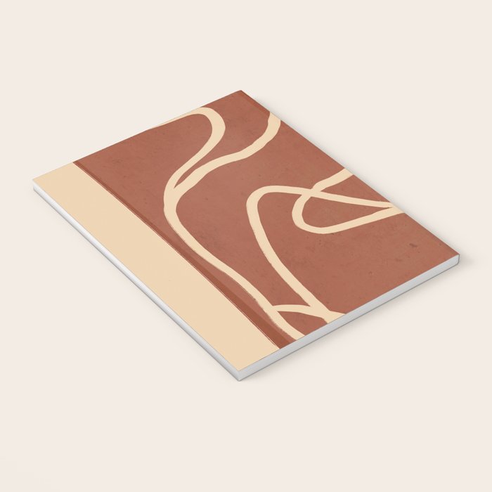Abstract Line Art Cat 8 Notebook Gallery Image 3