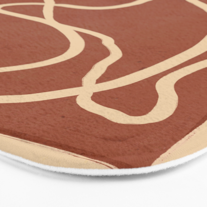 Abstract Line Art Cat 8 Bath Mat Gallery Image 3