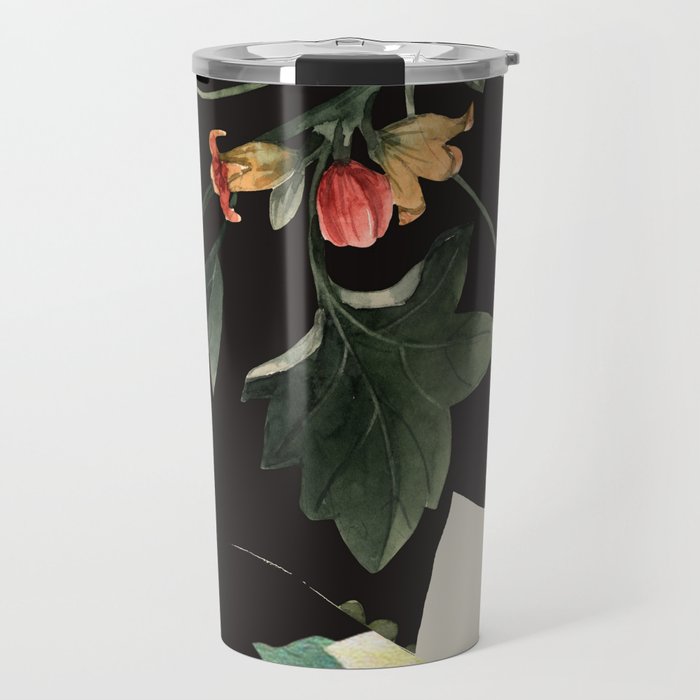 Floral Portrait 28 Travel Mug Gallery Image 1