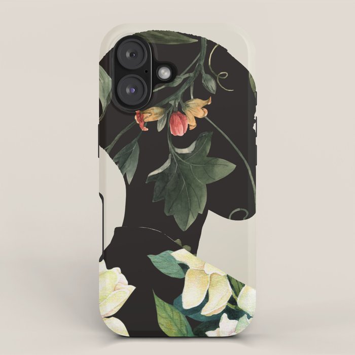 Floral Portrait 28 iPhone Case Gallery Image 1