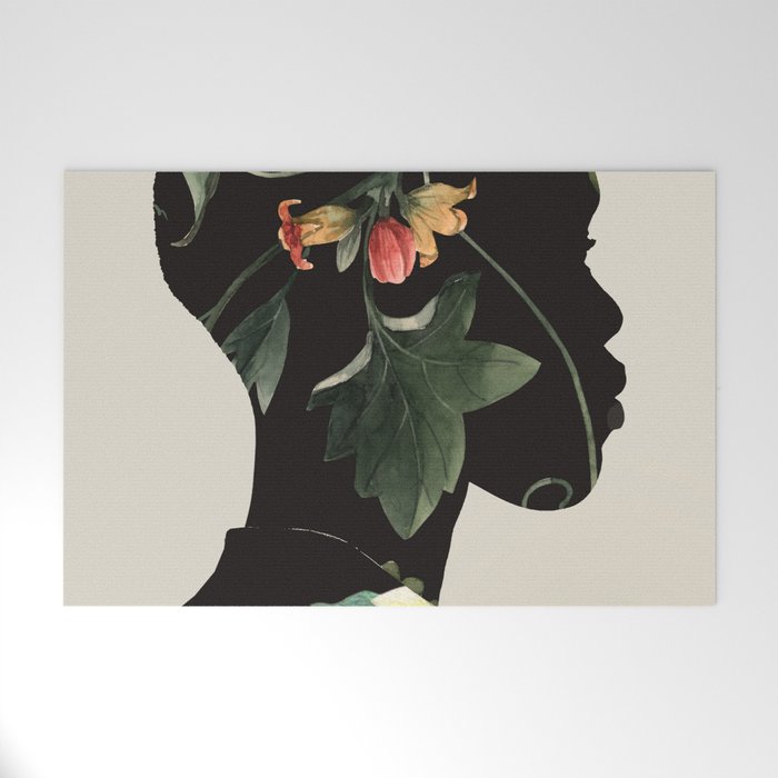 Floral Portrait 28 Welcome Mat Gallery Image 1