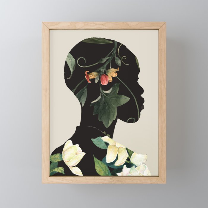Floral Portrait 28 Mini Art Print Gallery Image 1