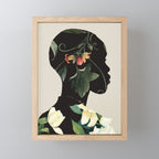 Floral Portrait 28 Mini Art Print Gallery Image 1