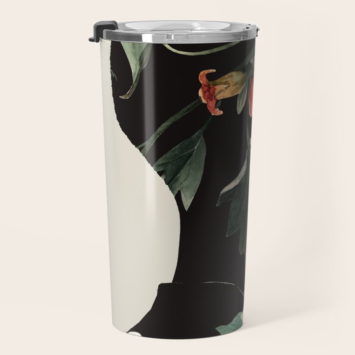 Floral Portrait 28 Travel Mug Gallery Image 3