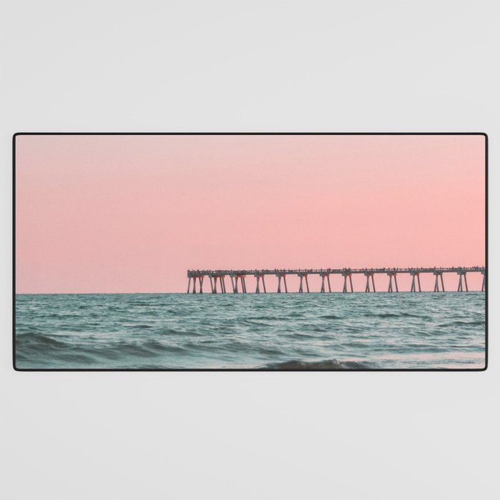 Pink Ocean Desk Mat Gallery Image 3