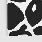 Abstract black and white organic nature art pattern Poster Gallery Image 3