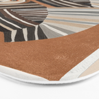 Striped Owl Pair Bath Mat Gallery Image 3