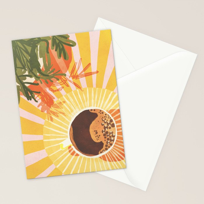 Sunny Cafe Stationery Card Gallery Image 2