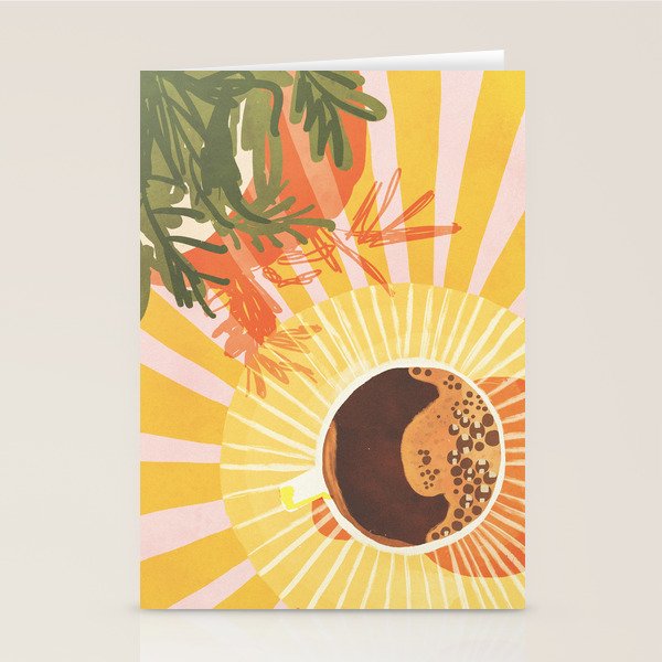 Sunny Cafe Stationery Card Gallery Image 1