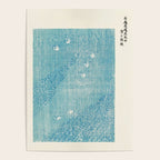 Japanese Swans Vintage Illustration by Taguchi Tomoki 1860-1896 Peaceful Blue Tranquil Minimalist Poster Gallery Image 4