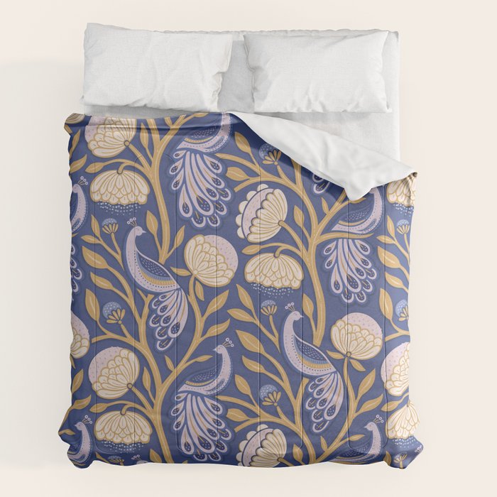 Peacock Dreams - Amethyst Comforter Gallery Image 2