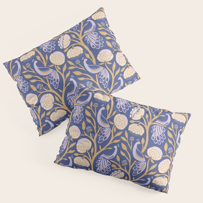 Peacock Dreams - Amethyst Pillow Sham Gallery Image 3