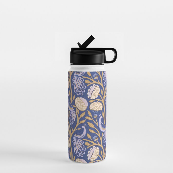 Peacock Dreams - Amethyst Water Bottle Gallery Image 1