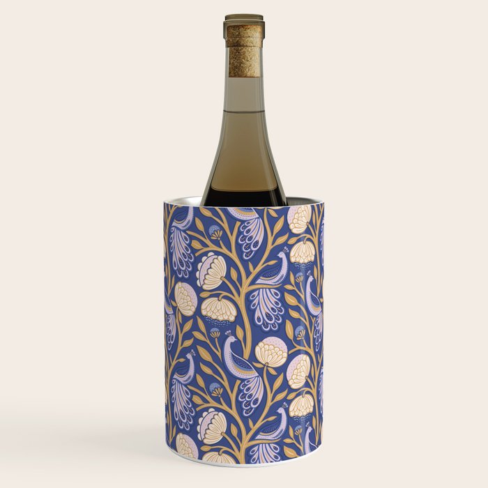 Peacock Dreams - Amethyst Wine Chiller Gallery Image 2