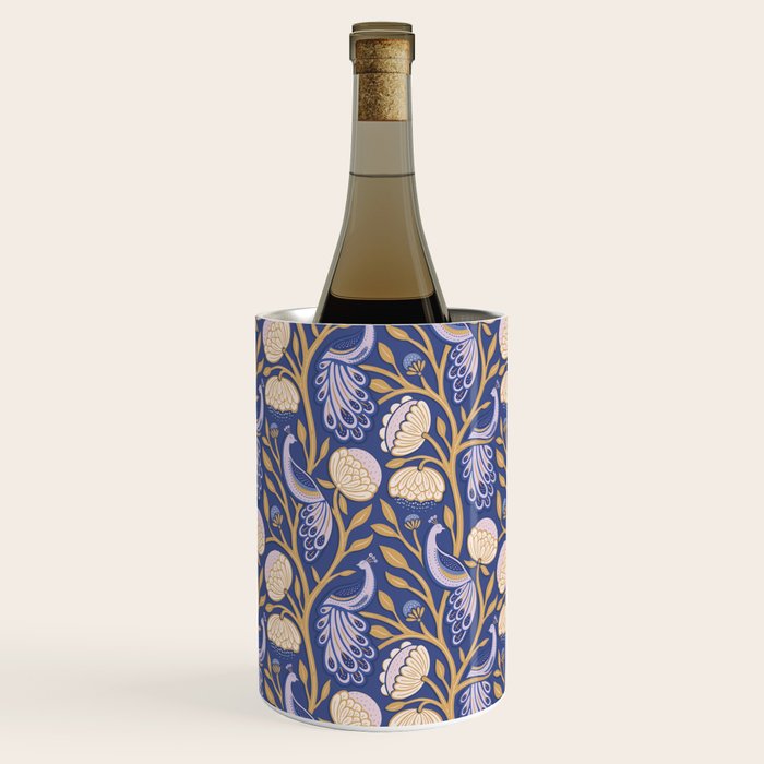 Peacock Dreams - Amethyst Wine Chiller Gallery Image 1