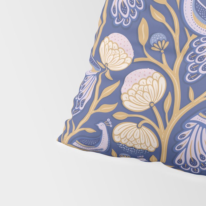 Peacock Dreams - Amethyst Pillow Sham Gallery Image 4