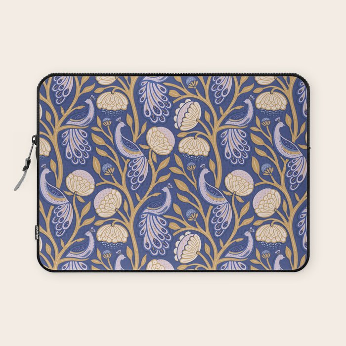 Peacock Dreams - Amethyst Laptop Sleeve Gallery Image 1