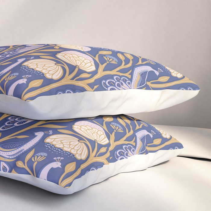 Peacock Dreams - Amethyst Pillow Sham Gallery Image 3