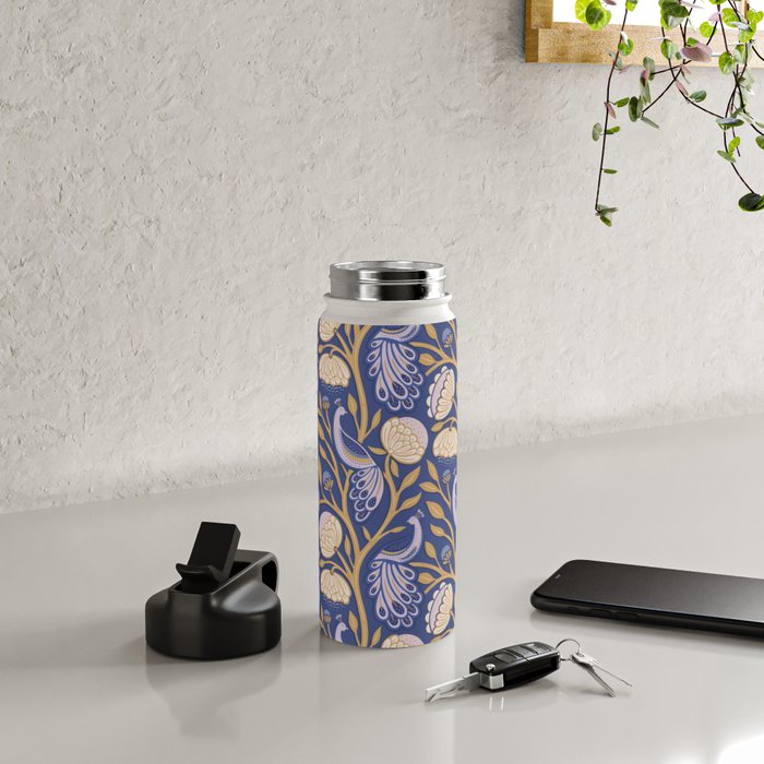 Peacock Dreams - Amethyst Water Bottle Gallery Image 4