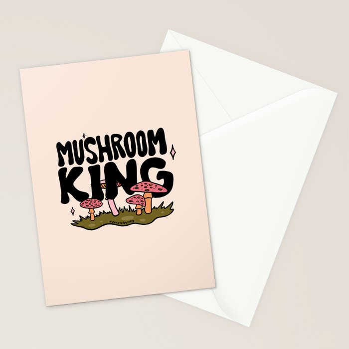 Mushroom King Stationery Card Gallery Image 2