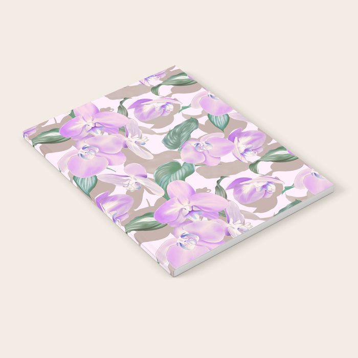 Lovely lilac exotic flowers L Notebook Gallery Image 2