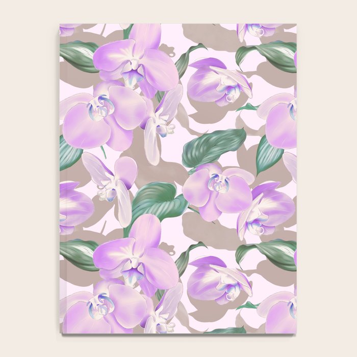 Lovely lilac exotic flowers L Notebook Gallery Image 4