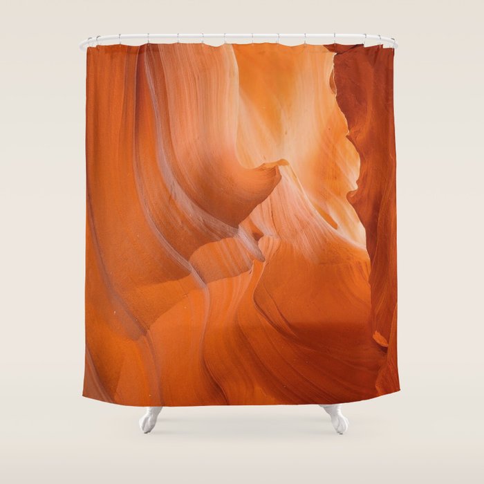 Antelope Canyon Waves Shower Curtain Gallery Image 1